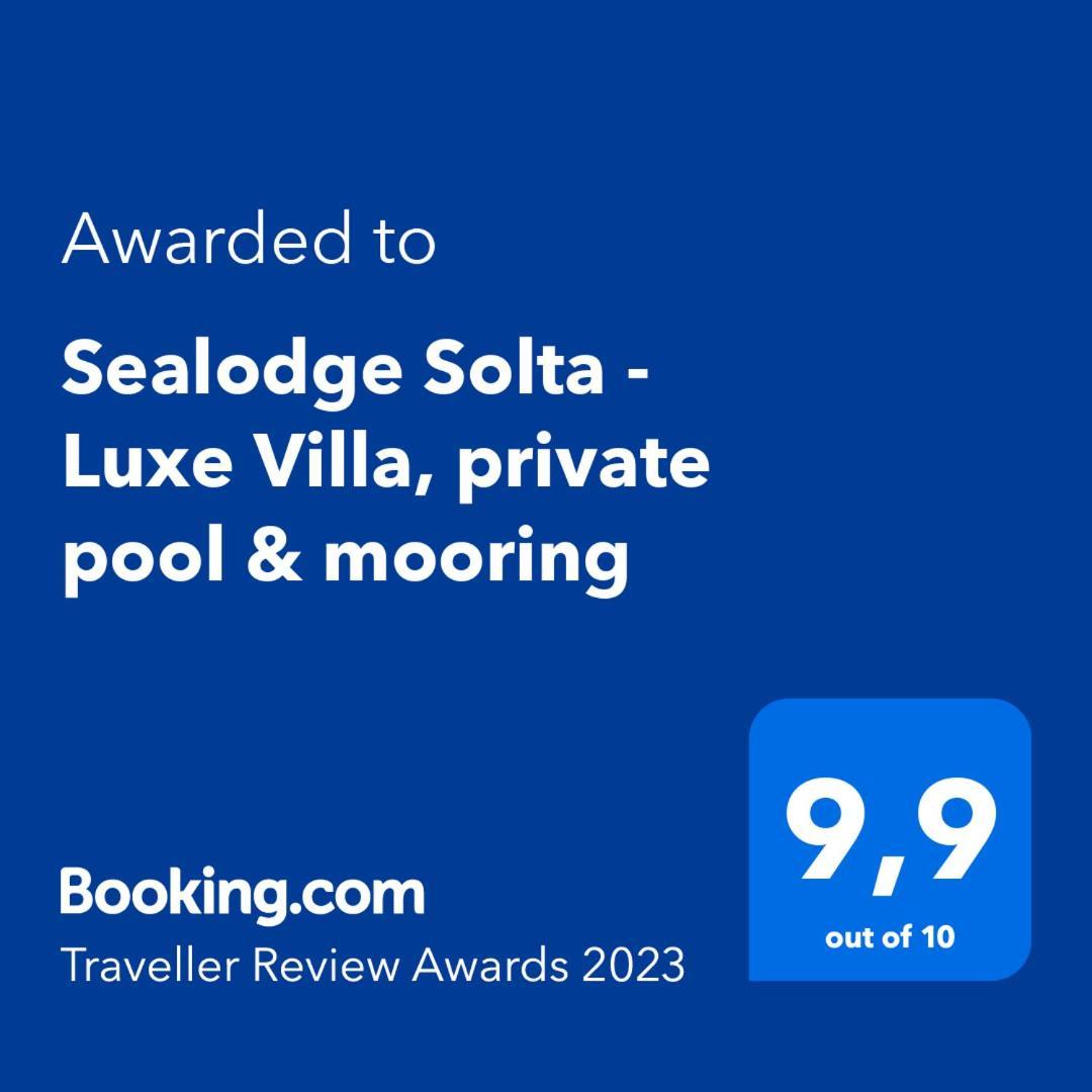 Sealodge - Luxe Villa, Private Pool, Mooring, Parking, Sea & Mountain View, At 150 M From Idyllic Private Beach Rogač Εξωτερικό φωτογραφία
