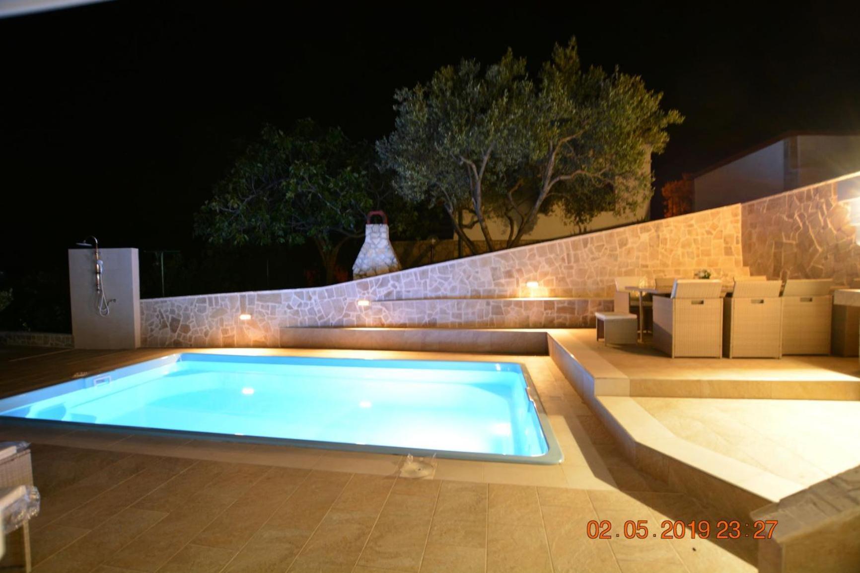 Sealodge - Luxe Villa, Private Pool, Mooring, Parking, Sea & Mountain View, At 150 M From Idyllic Private Beach Rogač Εξωτερικό φωτογραφία